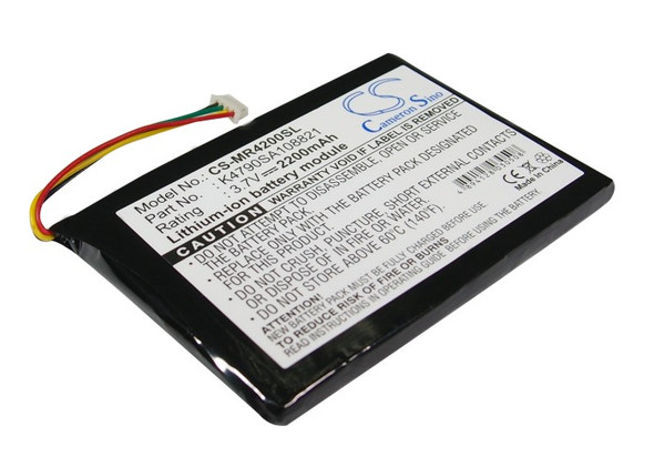 Battery for Magellan K4790SA108821 Maestro 4200 4210 4220 4250 GPS 3.7V 2200mAh