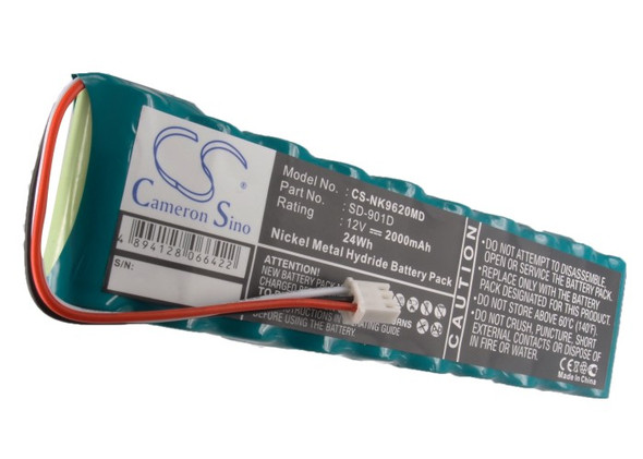Battery for Nihon Kohden ECG-1150 ECG-1250 ECG-9620 6511 SB-901D SD-901D X071