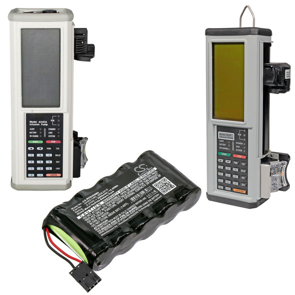 Battery for Baxter AS40 AS41 AS50 AS60 AS40A AS50A MDE2910 NH6211WC OM10669