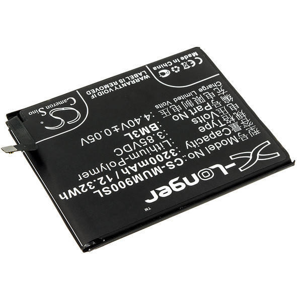 Battery for Xiaomi M1902F1A M1902F1G M1902F1T Mi 9 BM3L CS-MUM900SL X-Longer