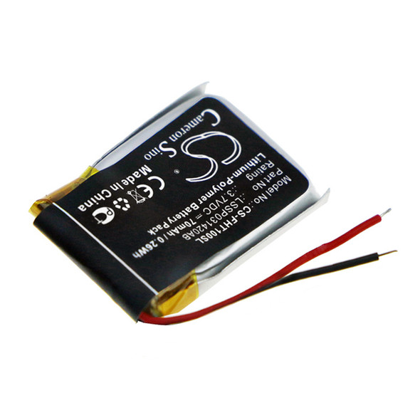 Battery for Fitbit Charge HR LSSP031420AB Smartwatch CS-FHT100SL Li-Polymer