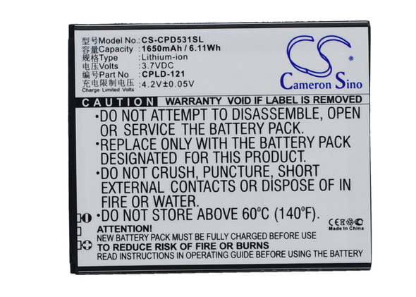 Battery for Coolpad 5311 7251 CPLD-121 Mobile