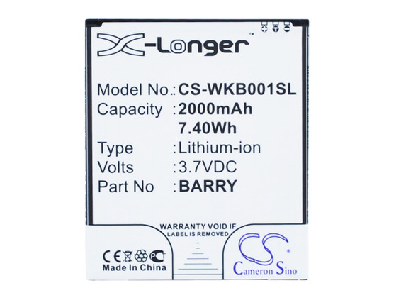 Battery for Wiko Barry Dual SIM BARRY Mobile