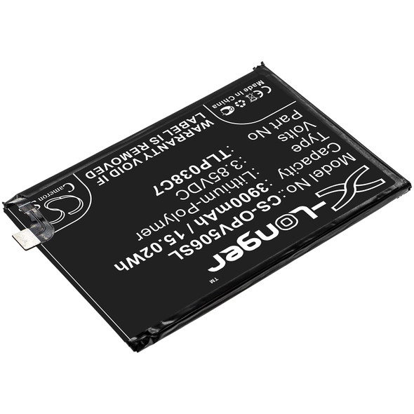 Battery for Alcatel TLP038C7 5V OT-5060A OT-5060D CS-OPV506SL 3.85V Li-Polymer
