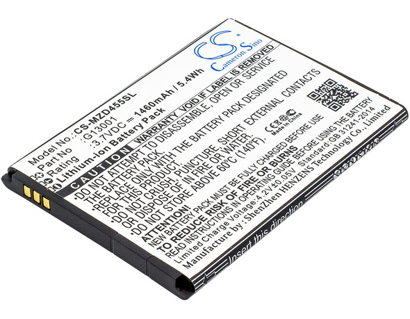 Replacement Battery for NAVON G13001 MD455