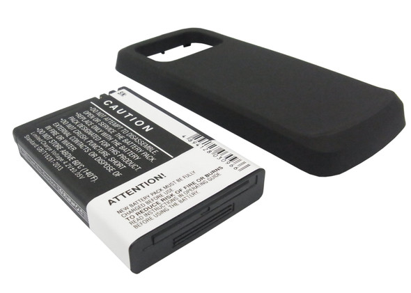 Battery for Nokia BP-4L N97 CS-NKN97XL 3.7V Li-ion Extended With Back Cover