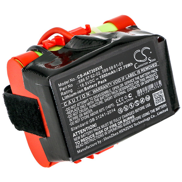 Battery for Gardena 586 57 62-02 589 58 61-01