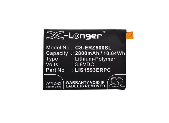 Battery for Sony 1294-1249 LIS1593ERPC Ericsson E6603 E6633 E6653 E6683 SO-01H