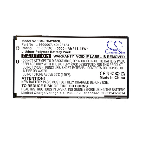 Battery for Inseego 1600007 40123134 40123133 M2000 M2100 M3000 MiFi X Pro 5G