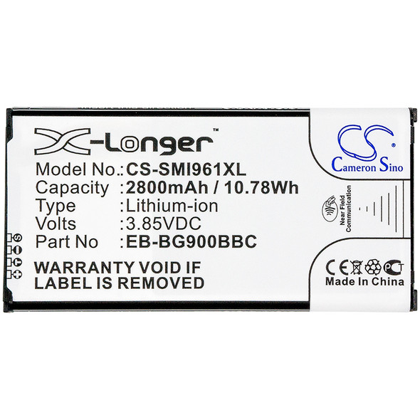 Battery for Samsung EB-BG900BBC EB-BG900BBE EB-BG900BBK EB-BG900BBU Galaxy S5