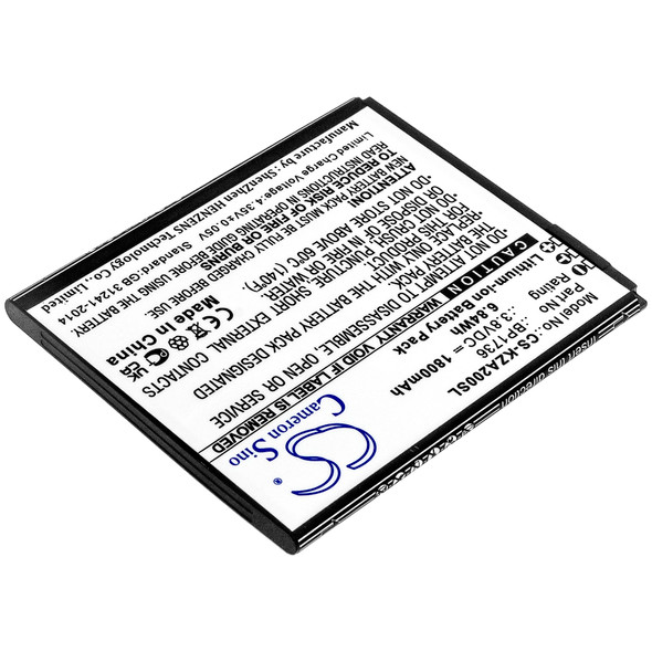 Battery for Kazuna BP1736 eTalk MYFLIX KAZN20 KAZN20PP CS-KZA200SL 3.8V Li-ion