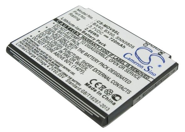 Battery for Motorola BX40 BX50 SNN5805A FNN7012AA