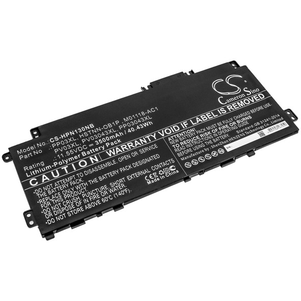 Battery for HP PP03XL HSTNN-OB1P M01118-AC1