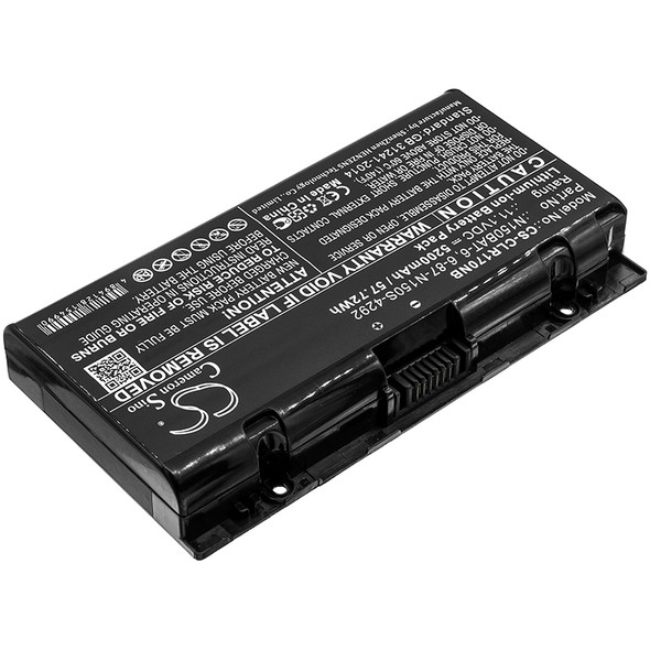 Battery for Clevo N150RD N170RD N151RD N170RF N170SD 6-87-N150S-4292 N150BAT-6