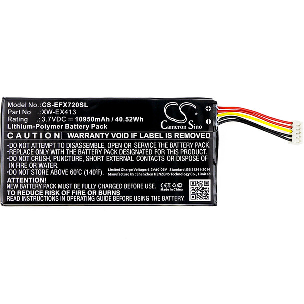 Battery for EXFO IDEAL OTDR II Quad Micro R230052 XW-E413 XW-E418 XW-EX413