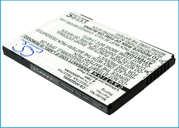 Battery for HP iPAQ 200 210 211 212 214 216 410814-001 419306-001 451405-001 PDA