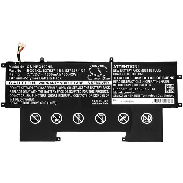 Battery for HP EliteBook Folio G1 827927-1B1 827927-1C1 828226-005 E004XL EO04XL