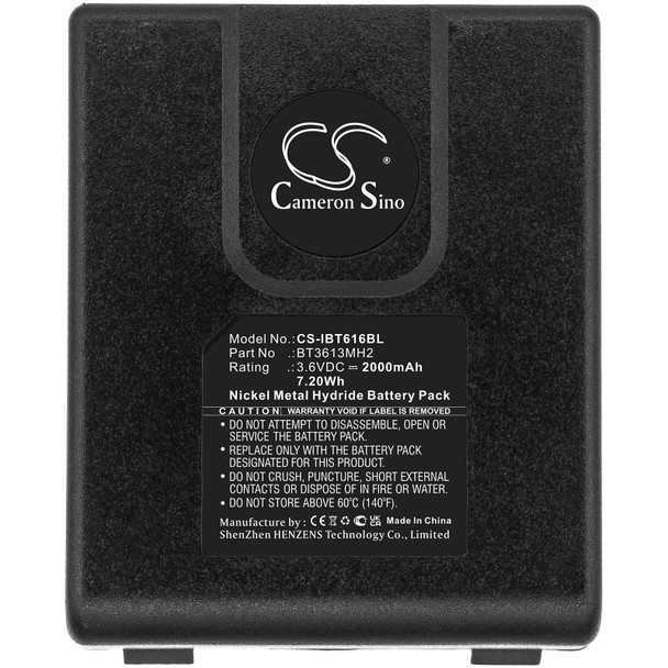 Battery for Itowa Winner 2G Version 2 BT3613MH2 Crane Remote Control CS-IBT616BL