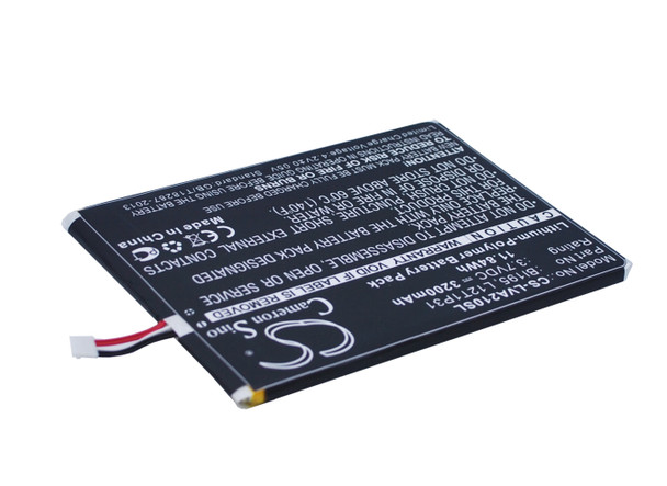 Battery for Lenovo A2 A2107 A2207 R6907 BL195 L12T1P31 Tablet CS-LVA210SL 3200mA