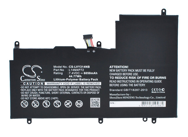 Battery for Lenovo Yoga 3 14 1470 700 14ISK 80QD