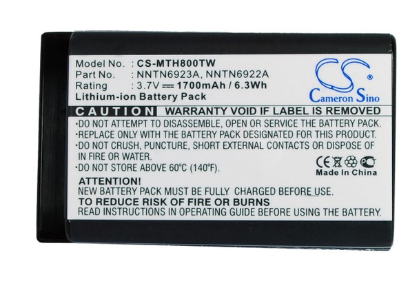 Battery for Motorola NNTN4655 SNN5705C DTR410 DTR520 DTR550 DTR650 MTH650 MTH800