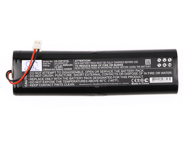 Battery for Topcon 24-030001-01 EGP-0620-1 Hiper L18650-4TOP TOP240-030001-01