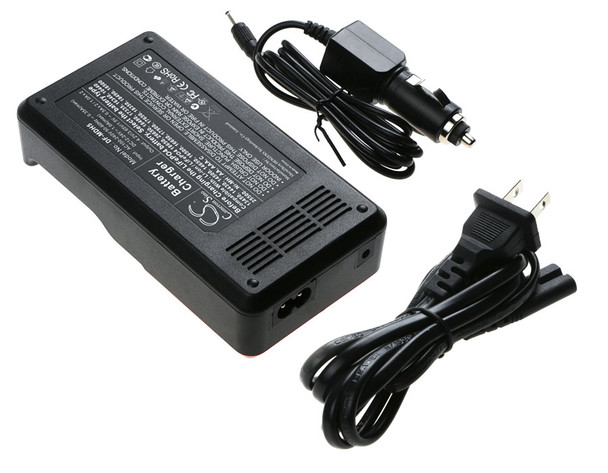 Battery Charger for 10440 17500 18350 18500 25500 26650 AA AAA w/US AC&Car cord