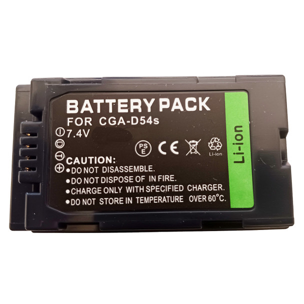 Battery for Panasonic CGR-D54 HVX-200 DVX-100B