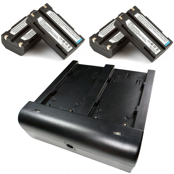 Dual Battery Charger for Trimble R4 R6 R7 R8 38403