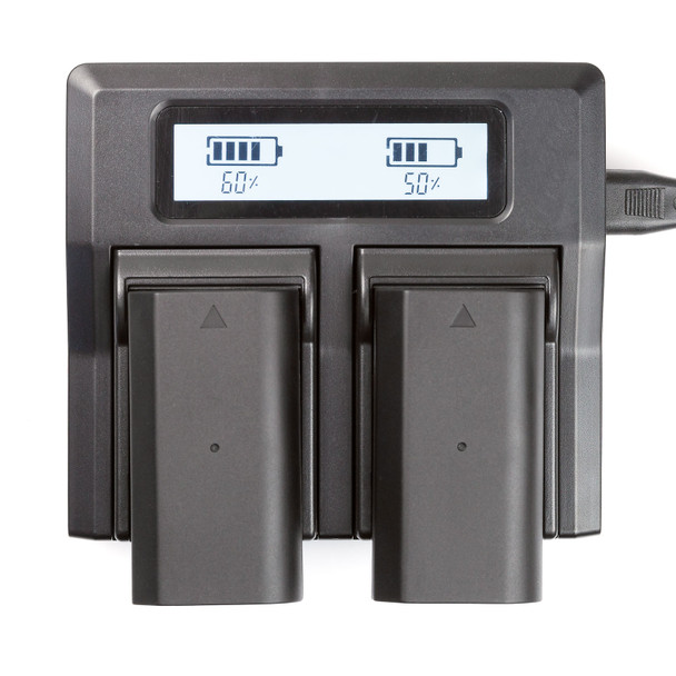 2 Batteries + LCD Dual Rapid Battery Charger for Trimble R7 R8 EiDLi1 5700 5800