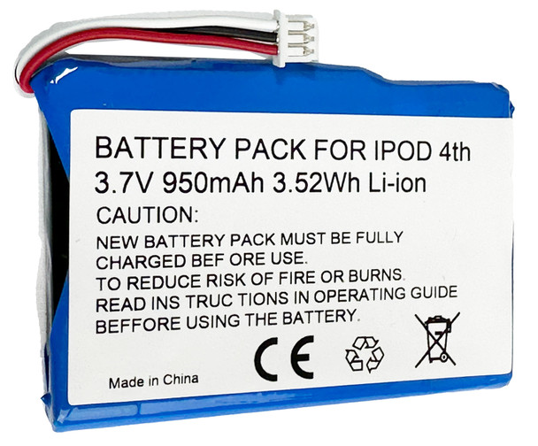 Battery for Apple iPod 4th 4 Gen 616-0206 616-0183 Battery for Apple iPod 4th 4 Gen 616-0206 616-0183