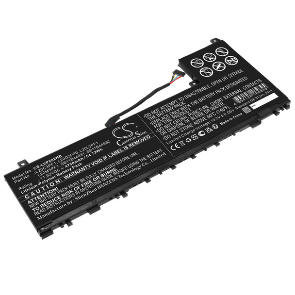 Battery for Lenovo IdeaPad 5 Pro L20C3PF1 L20D3PF0