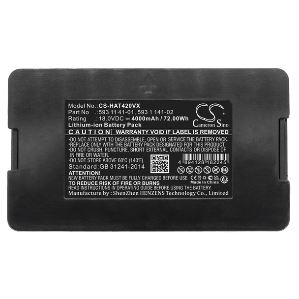 Battery for Husqvarna Automower 430X 430XH 450X 450XH 550 EPOS 550H 5931184-01
