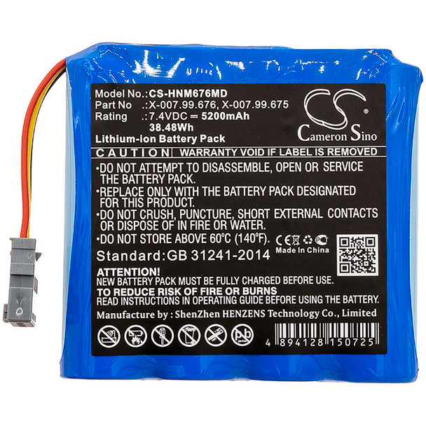 Battery for Heine mPack LL X-007.99.675 X-007.99.676 CS-HNM676MD OMEGA500 ML4