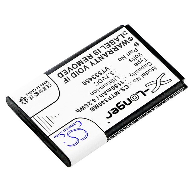 Battery for Motorola Ease 34 35 44 VT533450 BabyPhone CS-MTP340MB X-Longer