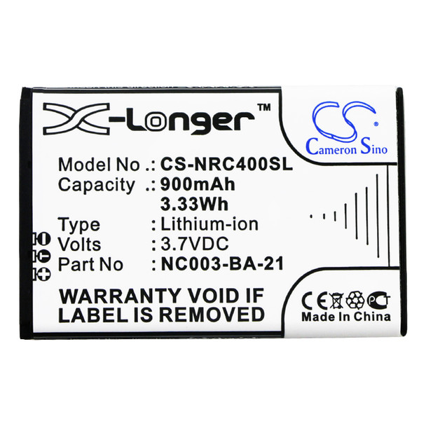 Battery for Nolan B4 RCS Kits NC003-BA-21 Helmet Headset CS-NRC400SL Li-ion