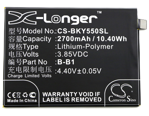 Battery for VIVO Y55 Y55A Y55L BBK B-B1 1603 1610 Mobile SmartPhone CS-BKY550SL