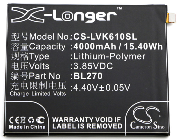 Battery for Lenovo Motorola Moto E5 G6 Play Vibe K6 Plus XT1920DL XT1922-9 BL270