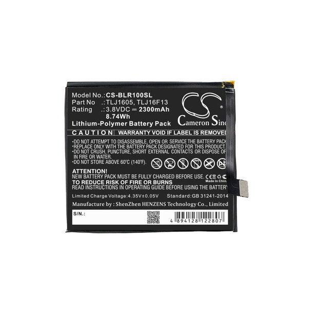 Battery for BLU R1 HD Studio Touch C675940250T TLJ1605 TLJ1607 TLJ16F13 TPJ16G20