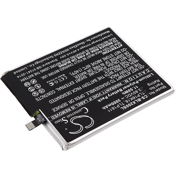 Battery for BLU L0090 L0091UU Life One X2 C766144300T TLP1611 TLP16G30 TLP16K18