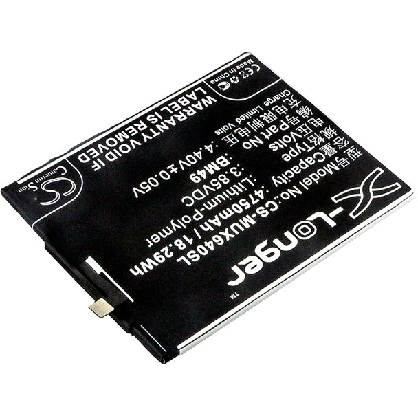 Battery for Xiaomi 2016001 2016002 2016007 Hydrogen Max Mi Dual SIM TD-LTE BM49