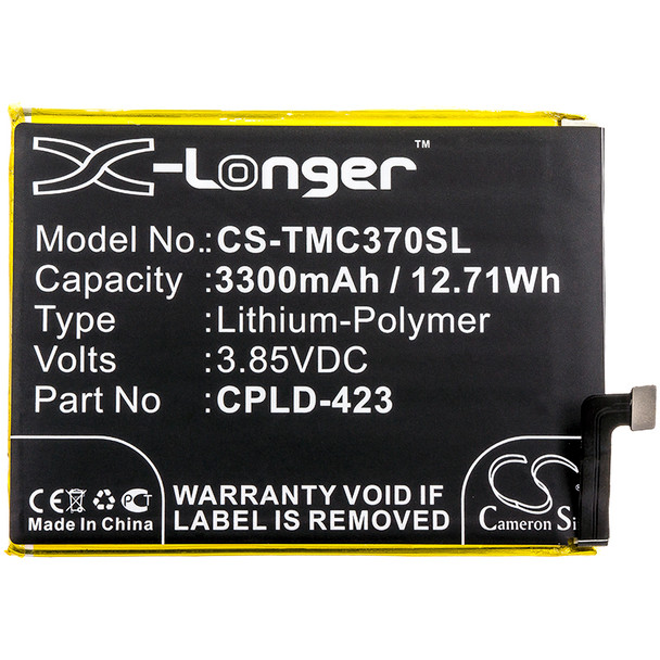 Battery for T-Mobile C3701A Revvl Plus CPLD-423 Mobile SmartPhone CS-TMC370SL