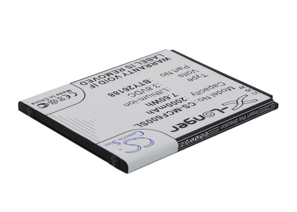 Battery for Mobistel Cynus F6 POSH E500A Titan HD BTY26188 B01-E500 CS-MCF600SL