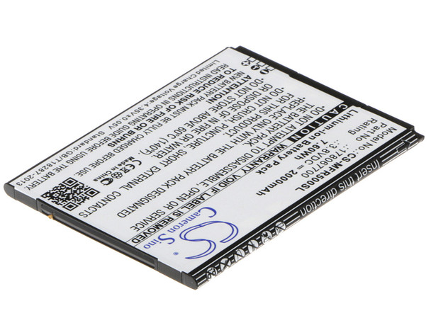 Battery for KAZAM SFR Mobiwire Thunder 350L TH305L TH305L-XDFBH0000176 178067700