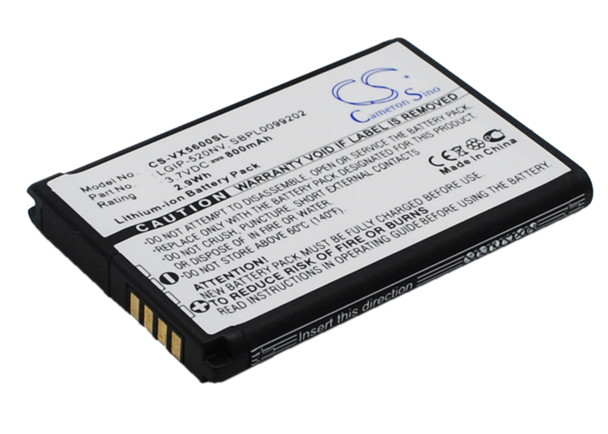 Battery for LG Verizon Envoy LGIP-520NV LGIP-520NV-2 SBPL0099202 SBPL0102702