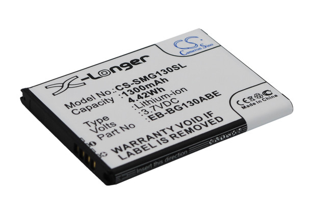 Battery for Samsung Galaxy Young 2 SM-G130 SM-G130H EB-BG130ABE EB-BG130BBE