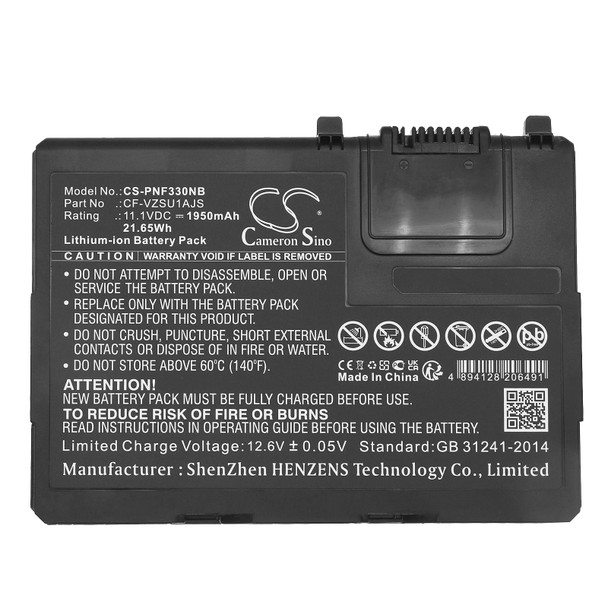 Battery for Panasonic Toughbook CF-33 CF-33mk1 CF-VZSU1AJS CF-VZSU1AR CF-VZSU1AW