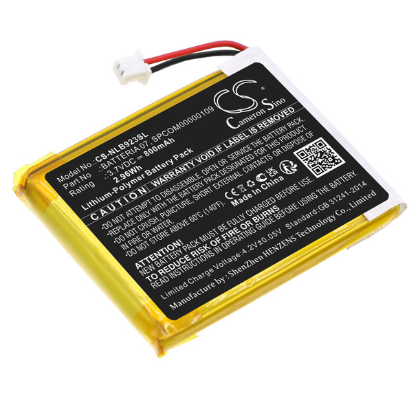 Battery for Nolan N-COM B902 L (2023) R BATTERIA