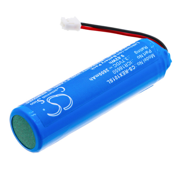 Battery for RESCOMF XD101 ICR18IB650 Ozone Cleaner CS-REX101SL 3.7v Li-ion