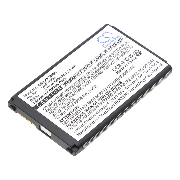 Battery for LG GU230 KF390 KF757 LGIP-430G Mobile